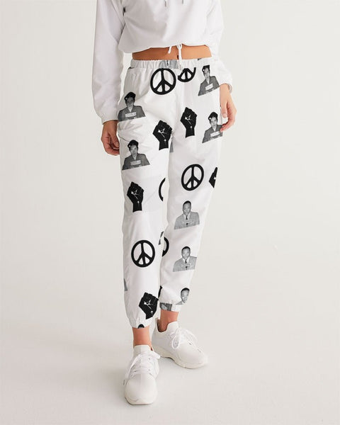 Martin & Rosa "All Over It" Women's Track Pants (White) - My Vintage Candy