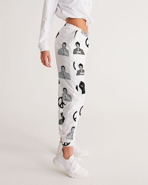 Martin & Rosa "All Over It" Women's Track Pants (White) - My Vintage Candy