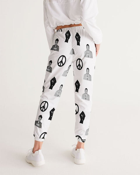 Martin & Rosa "All Over It" Women's Track Pants (White) - My Vintage Candy