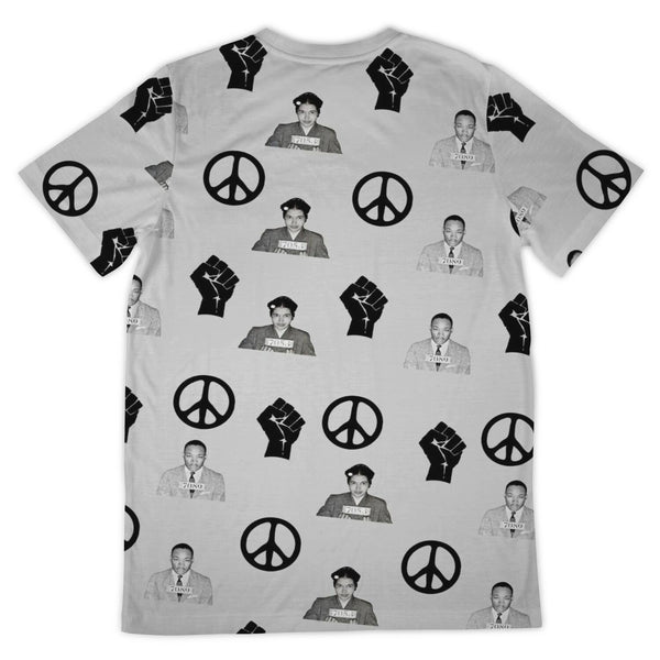 Martin & Rosa Unisex Tee (Grey) - My Vintage Candy