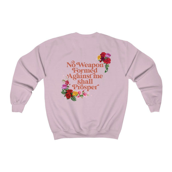No Weapon Formed Sweatshirt (Front/Back) Additional Colors - My Vintage Candy
