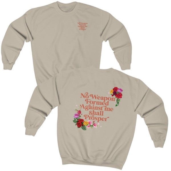 No Weapon Formed Sweatshirt (Front/Back) Additional Colors - My Vintage Candy