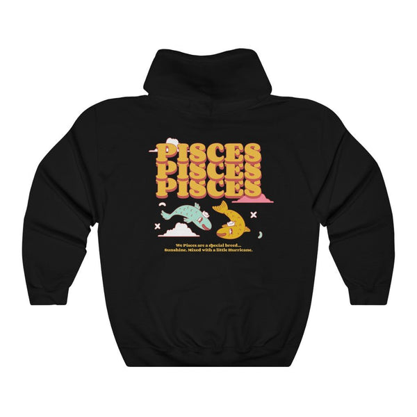Pisces Front/Back Hoodie (Multiple Colors) - My Vintage Candy