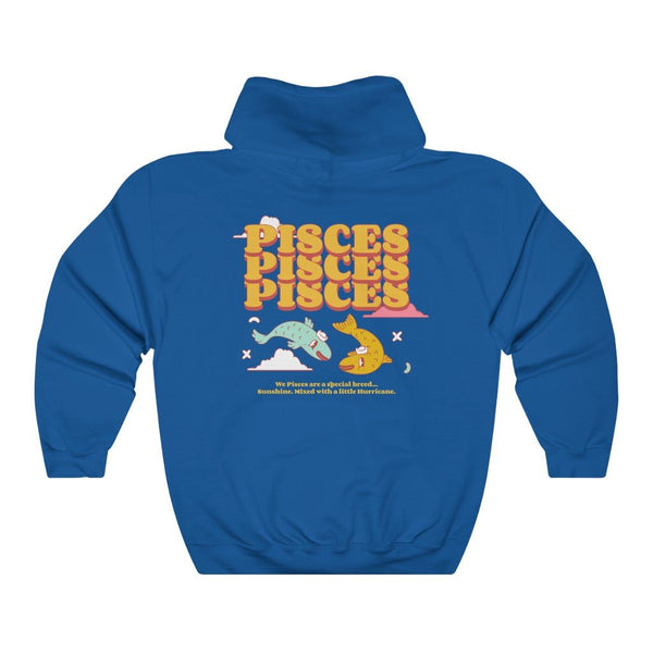 Pisces Front/Back Hoodie (Multiple Colors) - My Vintage Candy