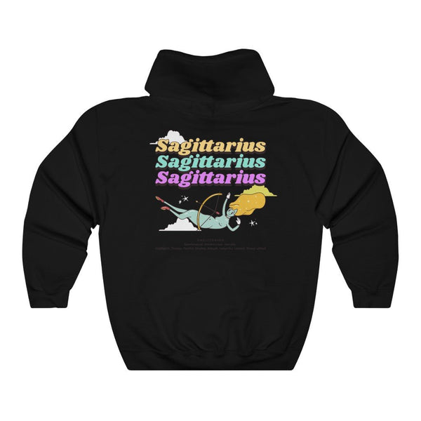 Sagittarius Front/Back Hoodie (Multiple Colors) - My Vintage Candy