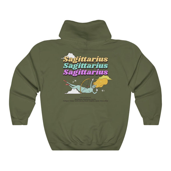 Sagittarius Front/Back Hoodie (Multiple Colors) - My Vintage Candy