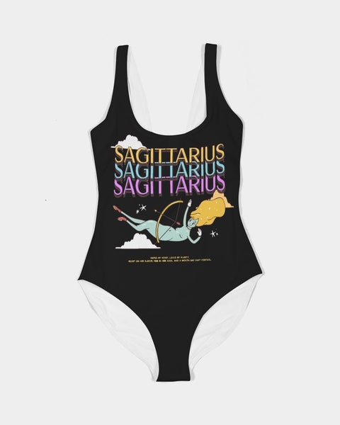 Sagittarius Power Bodysuit (Black) - My Vintage Candy