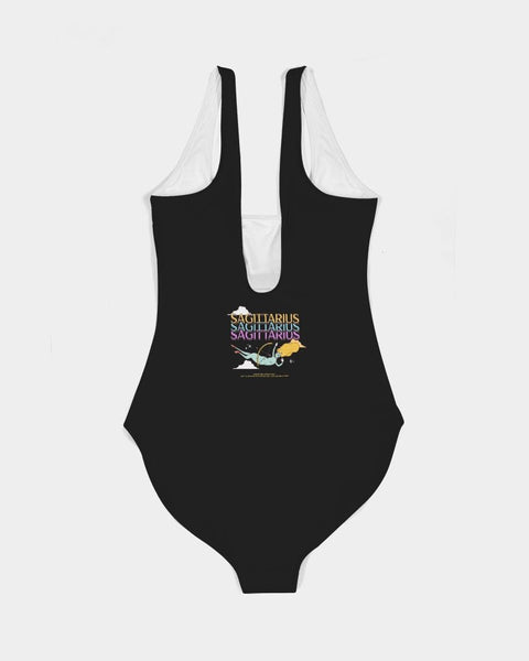 Sagittarius Power Bodysuit (Black) - My Vintage Candy