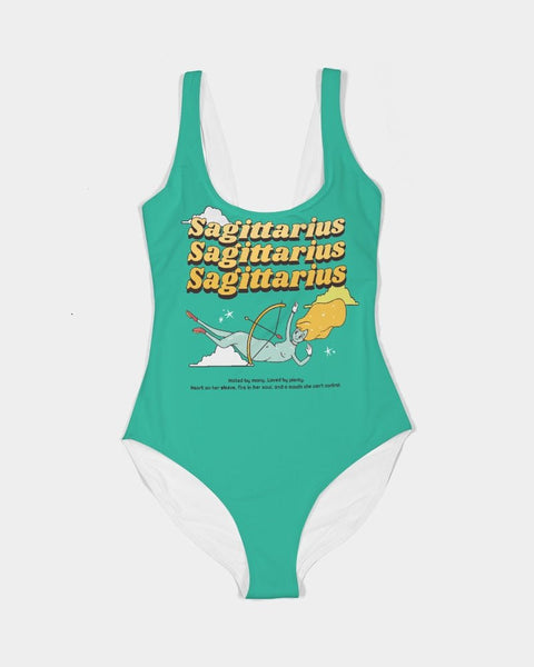 Sagittarius Power Bodysuit (Green) - My Vintage Candy