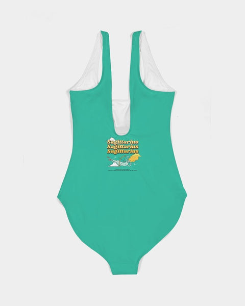 Sagittarius Power Bodysuit (Green) - My Vintage Candy