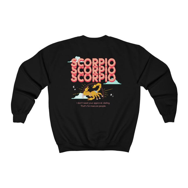 Scorpio Front/Back Sweatshirt (Multiple Colors) - My Vintage Candy