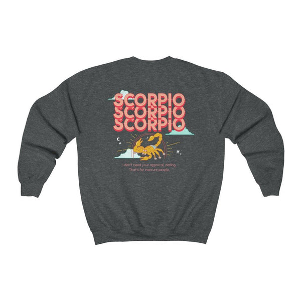 Scorpio Front/Back Sweatshirt (Multiple Colors) - My Vintage Candy