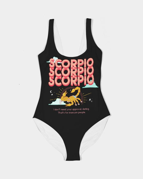 Scorpio Power Bodysuit (Black) - My Vintage Candy