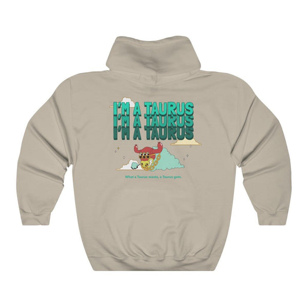 Taurus Front/Back Hoodie (Multiple Colors) - My Vintage Candy