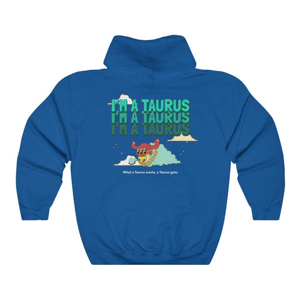 Taurus Front/Back Hoodie (Multiple Colors) - My Vintage Candy