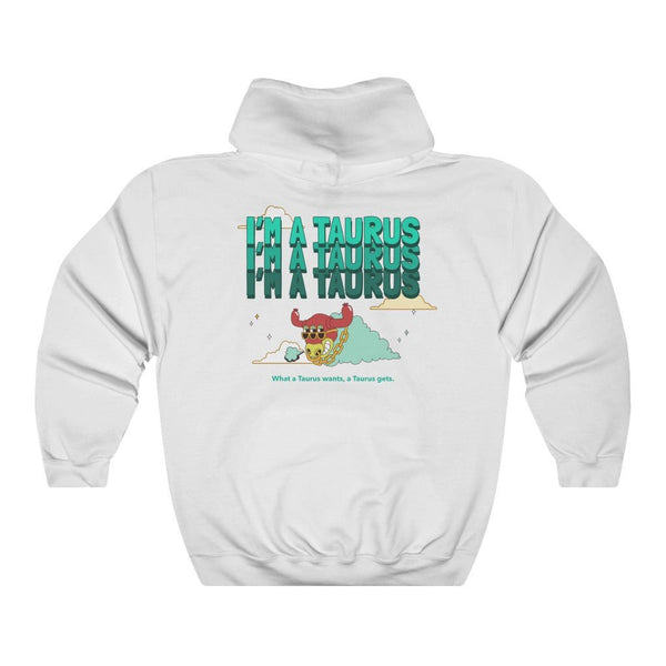 Taurus Front/Back Hoodie (Multiple Colors) - My Vintage Candy