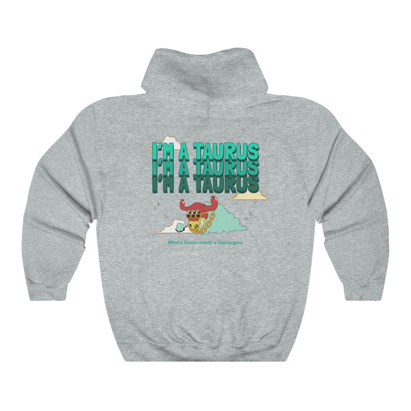 Taurus Front/Back Hoodie (Multiple Colors) - My Vintage Candy