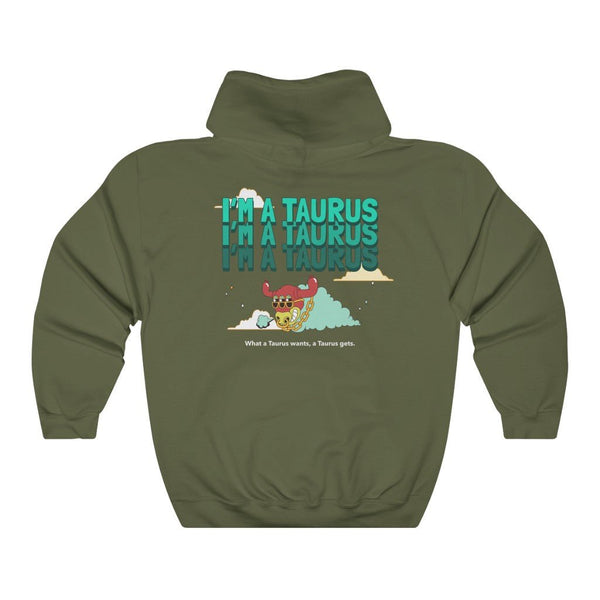Taurus Front/Back Hoodie (Multiple Colors) - My Vintage Candy