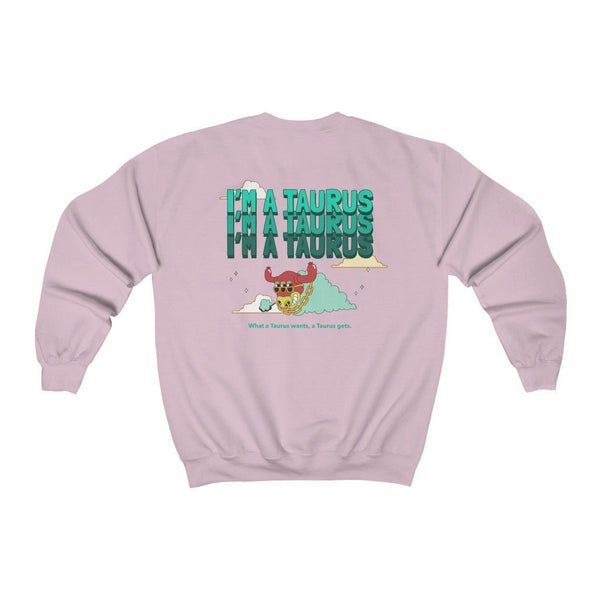 Taurus Front/Back Sweatshirt (Multiple Colors) - My Vintage Candy