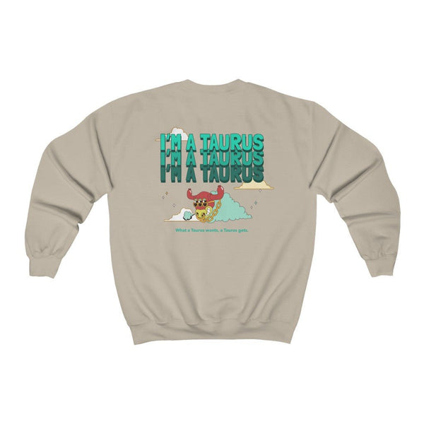 Taurus Front/Back Sweatshirt (Multiple Colors) - My Vintage Candy