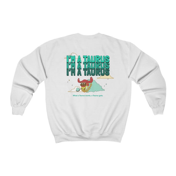 Taurus Front/Back Sweatshirt (Multiple Colors) - My Vintage Candy