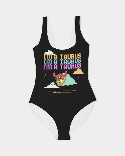 Taurus Power Bodysuit (Black) - My Vintage Candy