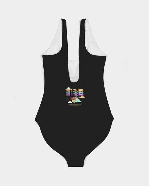 Taurus Power Bodysuit (Black) - My Vintage Candy