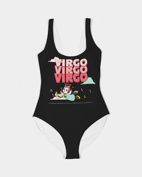 Virgo Power Bodysuit (Black) - My Vintage Candy