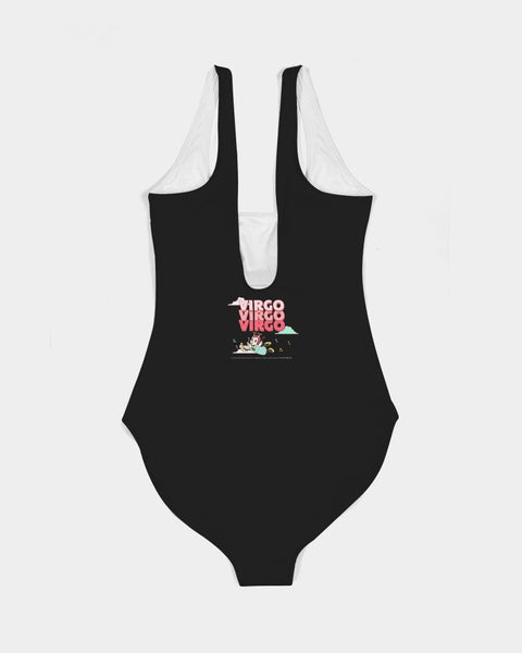 Virgo Power Bodysuit (Black) - My Vintage Candy